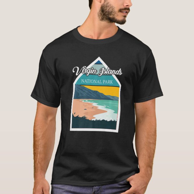 Camiseta St. John Virgin Islands National Park Souvenir Whi (Anverso)