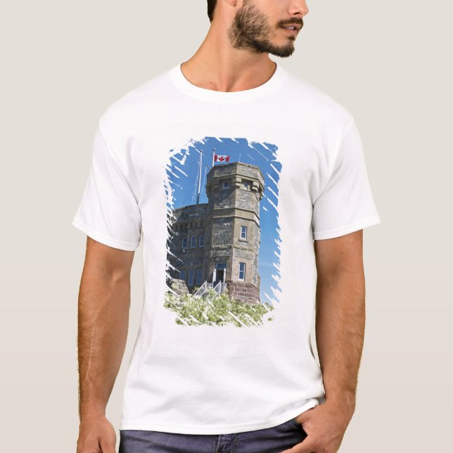 Camiseta St. John's, Terranova, Canadá, Cabot Tower, (Anverso)
