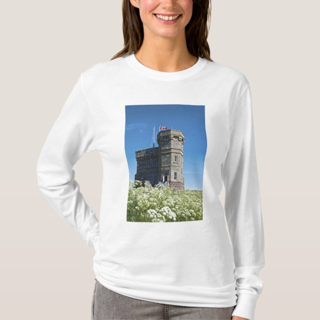 Camiseta St. John's, Terranova, Canadá, Cabot Tower, (Anverso)