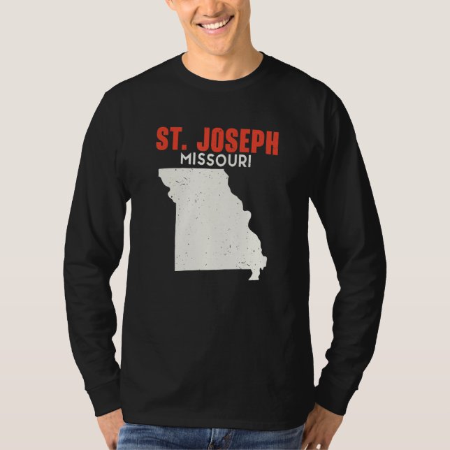 Camiseta St Joseph Missouri USA State America Travel Missou (Anverso)