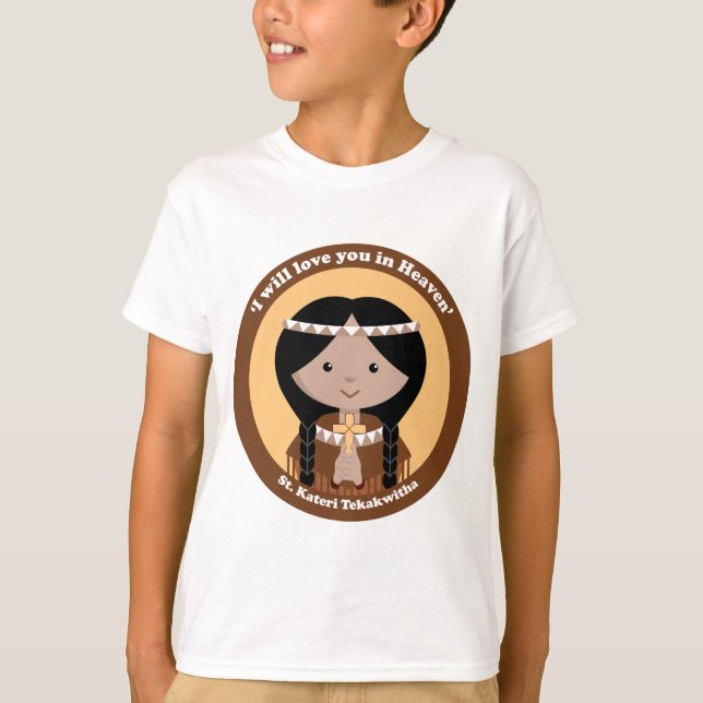 Camiseta St. Kateri Tekakwitha (Anverso)