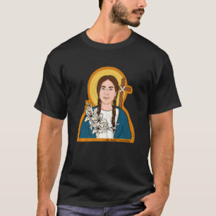 Camiseta St Kateri Tekakwitha Católico Saint Lily Del Mo