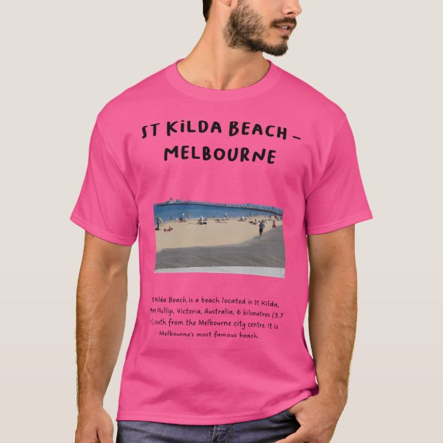 Camiseta St Kilda Beach Melbourne (Anverso)