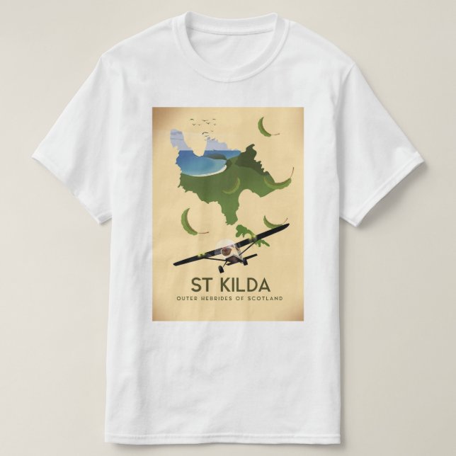 Camiseta St Kilda, Hébridas Exteriores Escocia (Diseño del anverso)