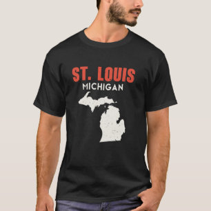 Camiseta St Louis Michigan Estados Unidos de América Viajes