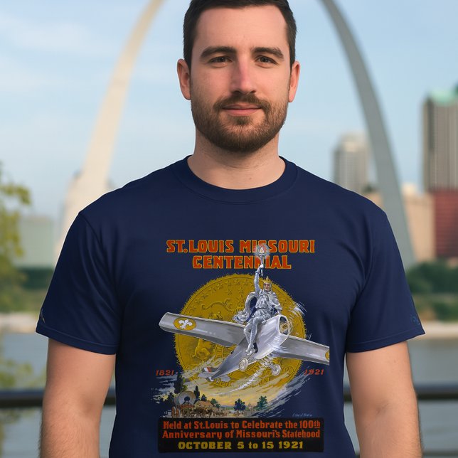 Camiseta St. Louis Missouri Centennial 1921 (Subido por el creador)