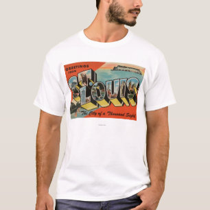 Camiseta St. Louis, Missouri - escenas grandes de la letra