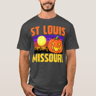 Camiseta St Louis Missouri Happy Halloween Party Local City