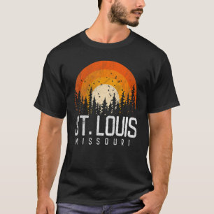 Camiseta St Louis Missouri MO Retro Vintage años 80 años 90