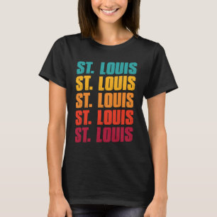Camiseta St Louis Missouvenir Retro Vintage St Louis