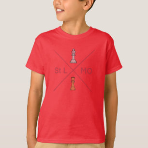 Camiseta St. Louis, ¡MO es la capital del ajedrez del mundo