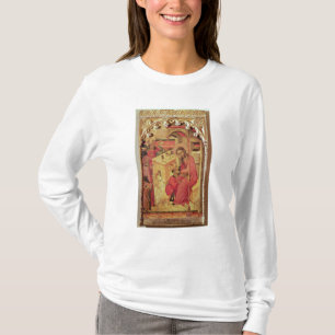 Camiseta St Luke que actúa en la cabeza de un hombre,