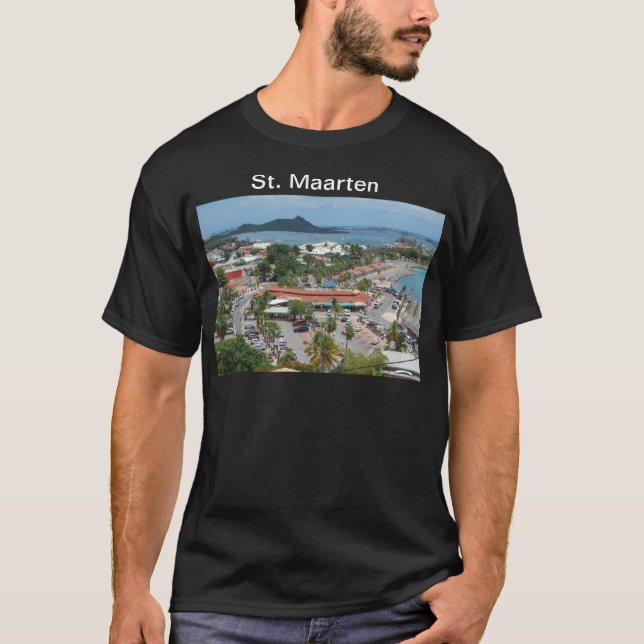 Camiseta St. Maarten - Bahía Marigot (Anverso)