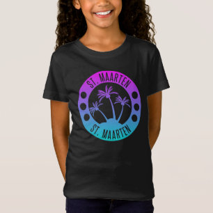 Camiseta St. Maarten Blue Gradient Sint Martin