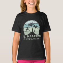 St. Maarten La isla amistosa retro Sint Martin