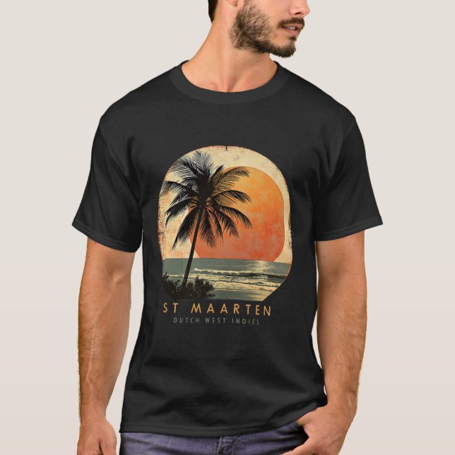 Camiseta St. Maarten Smx Beach Surfing Travel St. Martin Va (Anverso)