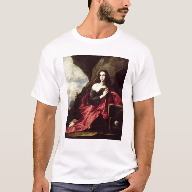 Camiseta St Mary Magdalena o St. Thais en el desierto (Anverso)