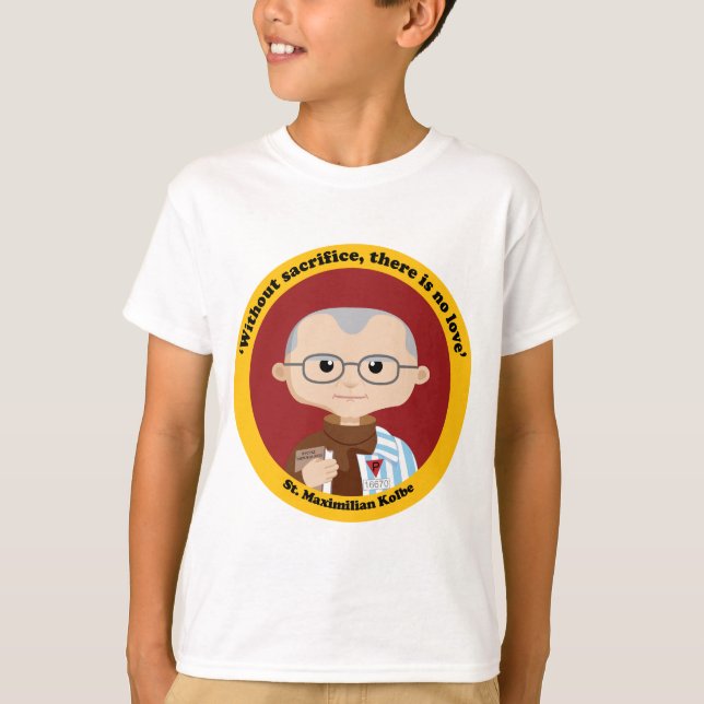 Camiseta St. Maximiliano Kolbe (Anverso)