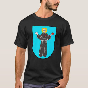 Camiseta St Maximiliano Kolbe Dos Coronas Santo Católico P