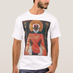 Camiseta St Moses del icono el negro