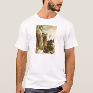 Camiseta St Nicholas Krampus Pitchfork Priest