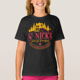 Camiseta ST-NICKS BED & BREAKFAST navidades graciosos