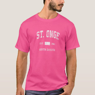 Camiseta St Onge Dakota del Sur Sd Deportes Atléticos Vinta
