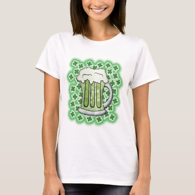 Camiseta St Paddys Day Green Beer (Anverso)