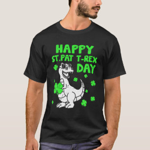 Camiseta St Pat T Rex Dinosaurios Amantes Niños Chicas St.