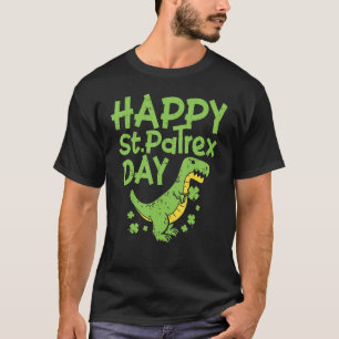 Camiseta St Patrex Funny Irish T-rex St Patricks Day Dino B