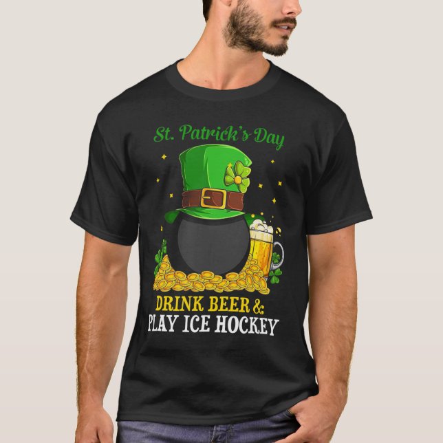 Camiseta St Patrick#39;s Day Beer Beer Beer Juega diversión (Anverso)