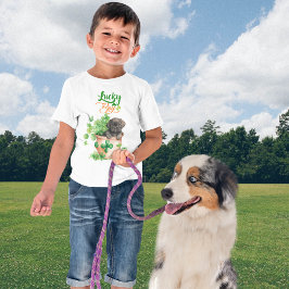 Camiseta St Patrick Black Labrador Puppy Dog Lucky Boy