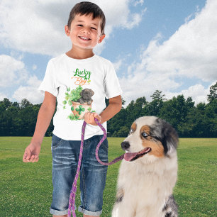Camiseta St Patrick Black Labrador Puppy Dog Lucky Boy