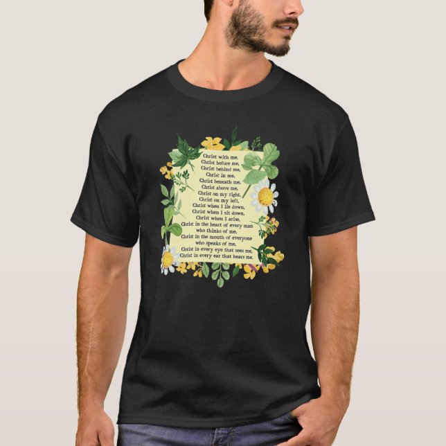 Camiseta St Patrick Breastplate Prayer Patrick's Day Cathol (Anverso)