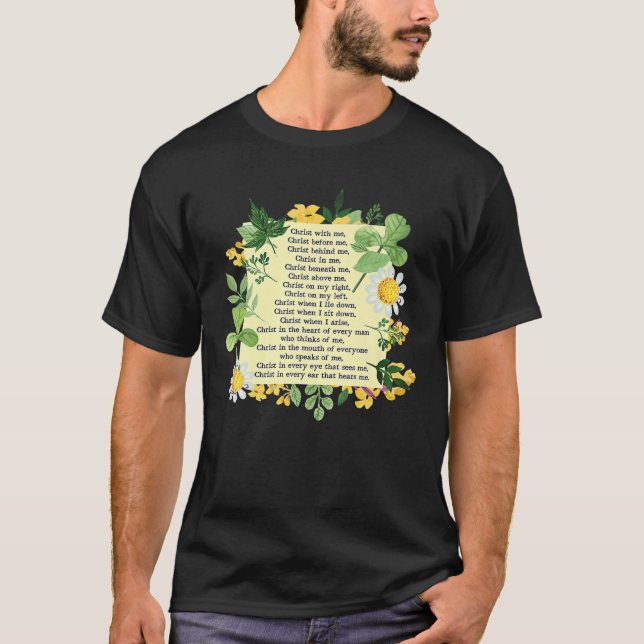 Camiseta St Patrick Breastplate Prayer Patrick's Day Cathol (Anverso)