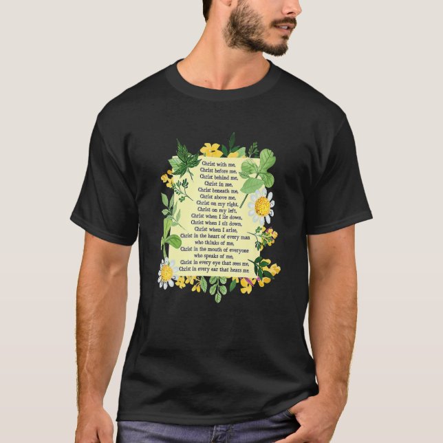 Camiseta St Patrick Breastplate Prayer Patrick's Day Cathol (Anverso)