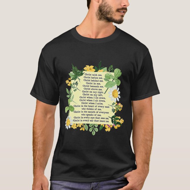 Camiseta St Patrick Breastplate Prayer Patrick's Day Cathol (Anverso)
