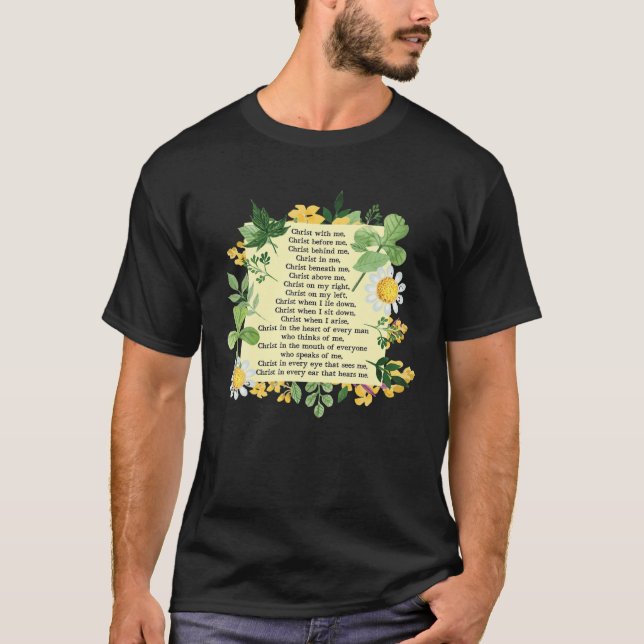 Camiseta St Patrick Breastplate Prayer Patrick's Day Cathol (Anverso)
