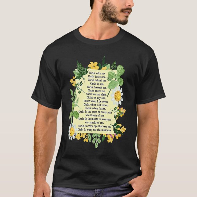 Camiseta St Patrick Breastplate Prayer Patrick's Day Cathol (Anverso)