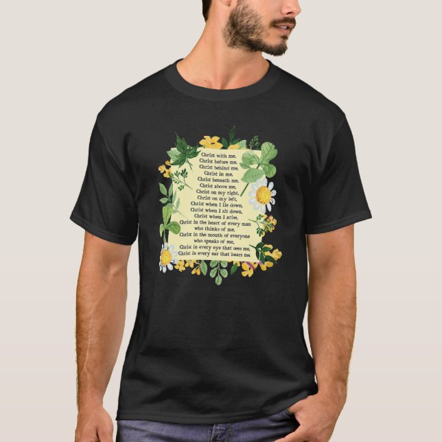 Camiseta St Patrick Breastplate Prayer Patrick's Day Cathol (Anverso)