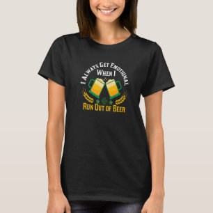 Camiseta St Patrick Day Four Leaf C Irlandés Beer Sha