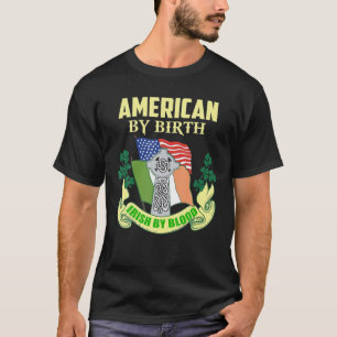 Camiseta St Patrick Day Irlandés American Por Nacer Irish D