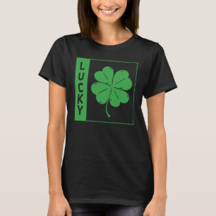 Camiseta St Patrick Day Lucky Green C Leaf Saint Patricks D