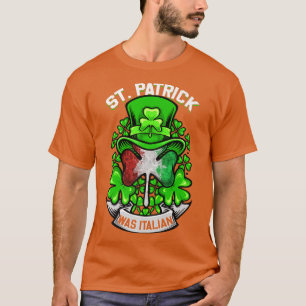 Camiseta St Patrick Era Italiano Shamrock Leprechaun Irish