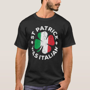 Camiseta St Patrick Fue La Bandera Italiana Graciosa De Sha