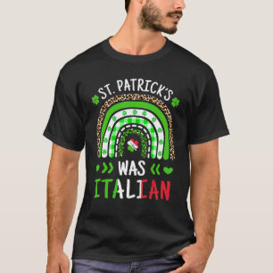 Camiseta St Patrick fue un leopardo italiano que imprimió s