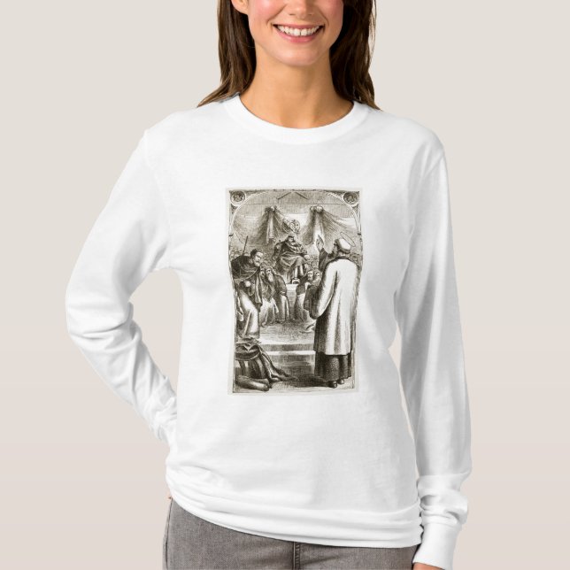 Camiseta St Patrick que predica en Tara, 'del Trias Thu (Anverso)