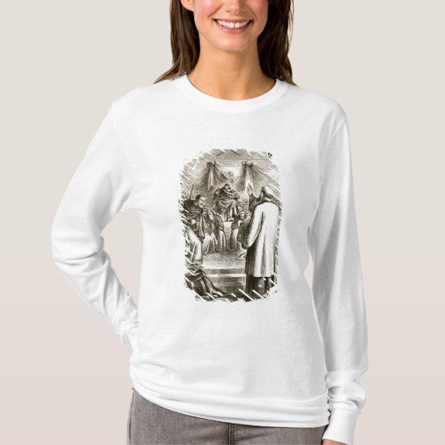 Camiseta St Patrick que predica en Tara, 'del Trias Thu (Anverso)