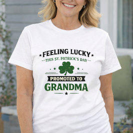 Camiseta St. Patrick’s Day Baby Announcement Gift