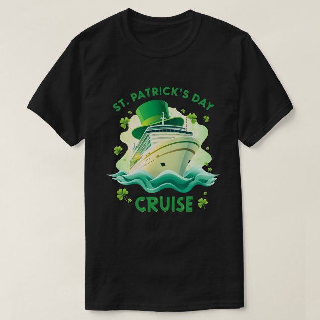 Camiseta St. Patrick’s Day Cruise T-Shirt  (Diseño del anverso)